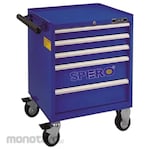 Spero Rolling Tool Cabinet 5 Drawer Trolley (Lemari Perkakas Beroda)