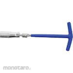 monotaro T Type Plug Wrench (Flexible Type) (Kunci Sok Busi Fleksibel)