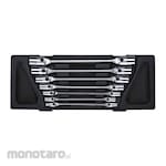 JTC Double Socket Flexible Wrench Set with Plastic Inlay (Kunci Soket Set)