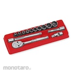 Snap-on SAE Shallow General Service Socket Set 1/4inch (Kunci Soket Set)