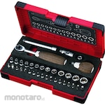 Vessel Wood-Compo Ratchet Wrench Set (Kunci Soket Set)
