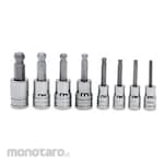 Snap-on Combination Drive SAE Standard Ball Hex Socket Bit Set (Mata Soket Set)