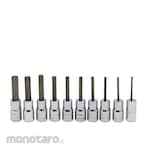 Snap-on Drive SAE Hex Driver Socket Bit Set 1/4 Inch (Mata Soket Set)