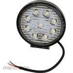 monotaro Outdoor Lighting 9 LED Round Work Light (12V24V Shared) (Lampu Sorot Truk)
