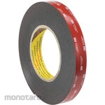 3M Commercial-grade super strong double-sided tape VHB 5952 for rough surfaces, black type