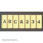 ESCO 102 mm lettering play set (brass)