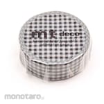 cotta Masking tape, 1 pack, fine gingham check, black.