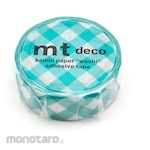 cotta Masking tape, 1 pack, wide gingham check, green.