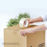TRUSCO Transparent Packing Tape (for Medium & Light Weight Items) 5 Rolls