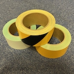 Rinrei Tape High-durability line tape yellow/black