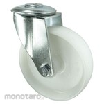 Atlas Workholders Steel Castor with Nylon Wheel Swivel Bolt Hole
