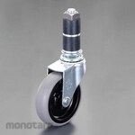 ESCO 50mm [For resin pipe] Insertion caster (flexible)