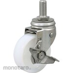 HAMMER CASTER 313SA, with Universal Vehicle Stopper (Nylon Integral Wheel)
