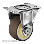 HAMMER CASTER Caster Polyurethane Rigid Stainless Steel Swivel (Kastor PU)