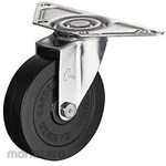 HAMMER CASTER E Series Corner Type Flexible Rubber B Car 100mm
