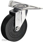 HAMMER CASTER E Series Corner Type Flexible Rubber B Car 125mm
