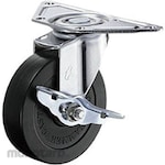 HAMMER CASTER E Series Corner Type with Adjustable SP with Rubber B Car 125mm