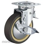 HAMMER CASTER S Series Direction-Regulatable SP Attached Urethane Wheel 125mm