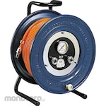 HATAYA Air Reel with Built-In Rotary Mechanism 20M Inner Diameter Phi 6.5 Polyurethane Hose