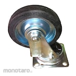 Nansin Caster Wheel Black Rubber 200kg (Roda Caster Plat Datar)