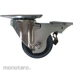 Nansin SU-STC Freely Car (Resin Wheel, Urethane Wound Wheel) with Stopper (Roda Caster Plat Datar)