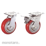 Shinhee Heavy Duty Set 2 Swivel+2 Swivel Brake (Steel+Urethane)