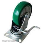 TORA Roda Troli PU Hidup + Rem