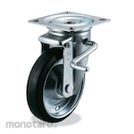 Yuei Caster All Swivel with Brake Polyurethane Green Type PM Series
