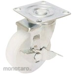 Yuei Caster Sj Type Free Wheel (Nylon Wheel, Double Bearing) With Stopper