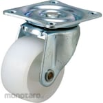 monotaro Plate Type Swivel Car (Nylon Wheel) (Roda Nilon)