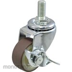 HAMMER CASTER Screw-In Type 415A, with A Free-Wheel Stopper (Urethane Wheel)