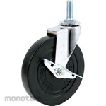 HAMMER CASTER Screw-In Type 415EA Flexible Car (Rubber Integrated (B Entrance) Wheel) with Stopper