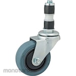 Nansin Noisy Caster Freely Gray Rubber Car (Roda Caster Berulir)
