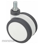 Non Brand Twin-Wheel Threaded Stem Caster