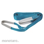 TRUSCO Belt sling Recycled polyester sling JIS 3 grade Eye shape on both ends 50mm x 1.0m