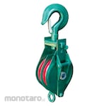 Wipro Pulley Block Double with Hook (Kait Crane / Pengait Kargo)