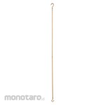 Nissa Chain One after another S-shaped hook light brown approximately 1.17m (2 hooks connected)