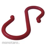 Nissa Chain Plastic S hook 8 x 165mm red (2 pieces)