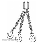 Non Brand Triple-Leg Chain Sling