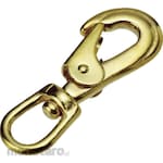 TRUSCO Brass Swivel Eye Snap