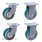 ENDO CASTER Polyurethane Heavy Duty Caster Set