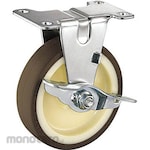 HAMMER CASTER E Series All SS Fixed SP Attaching Urethane Car 75mm