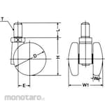 Nansin With Double-Wheel Stopper, Elastomeric Car
