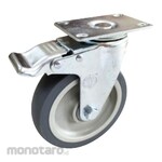 ROHA Medium Duty TPR Caster, DBL Brake