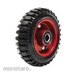 ROHA Rubber Caster Ribbed Single Wheel