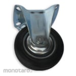 TORA Caster Black Rubber Type Rigid