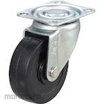 TRUSCO 75 mm Rubber Caster Wheels for Box Push Carts