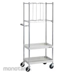 TRUSCO Tool Wagon Phoenix Wagon Sound Saving 600X400XH1500 For Standing White