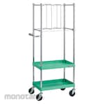 TRUSCO Tool Wagon Phoenix Wagon Sound Saving 600X400XH1500 For Standing Young Green