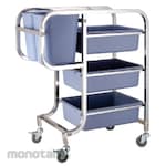 GETRA Collect and Service Trolley